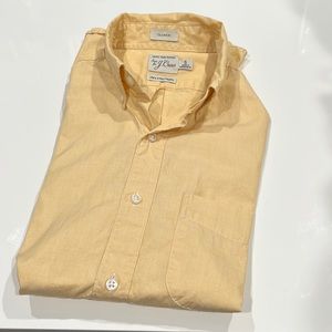 J. Crew Yellow Dress shirt